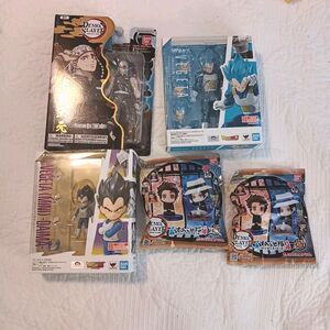 Bandai S.H.Figuarts Vegeta Lot 5 Total Demon Slayer Uzui Gashapon New Sealed